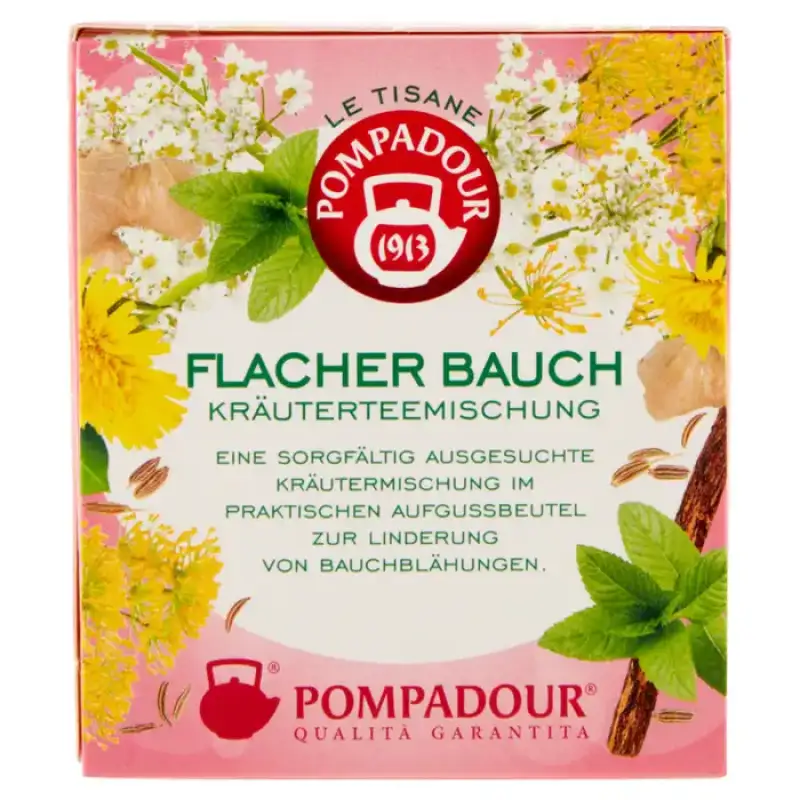 Pompadour Le Tisane Plus Burta Plata cu Fenicul* si Chimen 18 x 2,2 g Bax 10 buc.